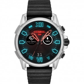 Horlogeband Diesel DZT2008 Rubber Zwart 22mm