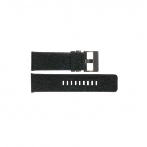 Diesel horlogeband DZ1241 Leder Zwart 28mm