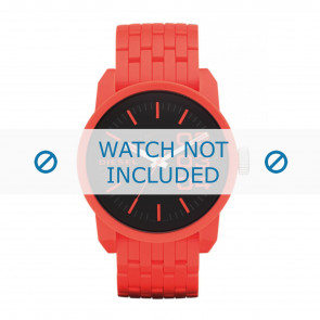 Diesel horlogeband DZ1526 Kunststof / Plastic Roze 24mm