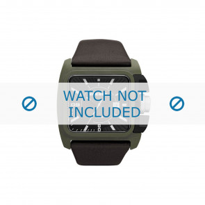 Diesel horlogeband DZ1543 Leder Bruin 32mm
