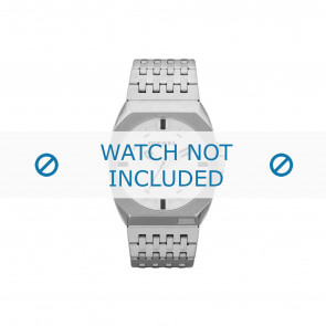 Diesel horlogeband DZ1547 Staal Zilver 26mm