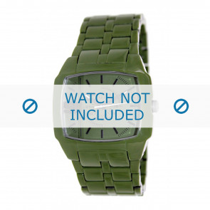 Horlogeband Diesel DZ1550 Kunststof/Plastic Groen 21mm