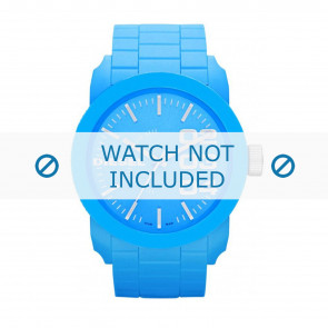 Horlogeband Diesel DZ1571 Silicoon Blauw 23mm