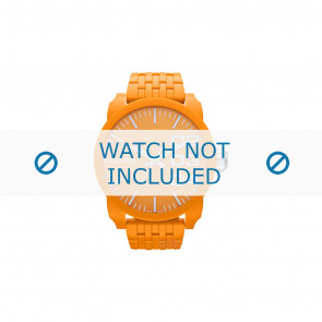 Diesel horlogeband DZ1581 Kunststof / Plastic Oranje 28mm