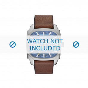 Horlogeband Diesel DZ1654 Leder Bruin 24mm