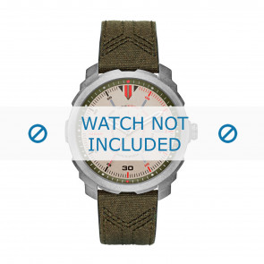 Horlogeband Diesel DZ1735 Canvas Groen 22mm
