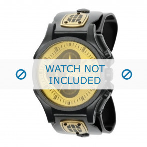 Diesel horlogeband DZ4134 Staal Zwart 18mm