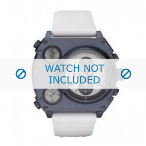 Diesel horlogeband DZ4199 Rubber Wit