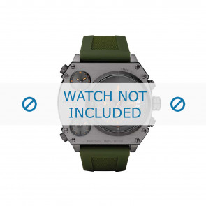 Horlogeband Diesel DZ4202 Silicoon Groen 28mm