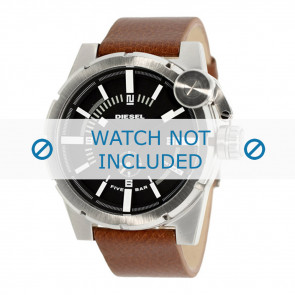 Horlogeband Diesel DZ4270 Leder Cognac 24mm
