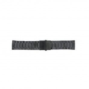 Diesel horlogeband DZ4318 / DZ4283 / DZ4316 / DZ4355 / DZ4309 Staal Zwart 26mm