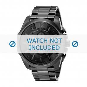 Horlogeband Diesel DZ4355 Staal Zwart 26mm
