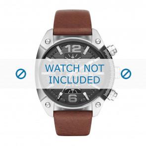 Horlogeband Diesel DZ4381 / DZ1910 Leder Bruin 24mm