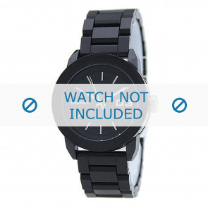 Diesel horlogeband DZ5263 Kunststof / Plastic Zwart 20mm