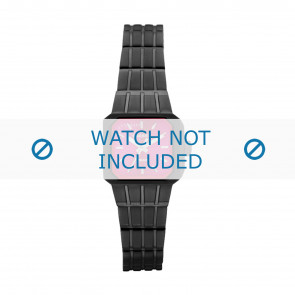 Diesel horlogeband DZ5314 Staal Zwart 12mm