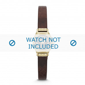 Diesel horlogeband DZ5394 Leder Bruin 10mm