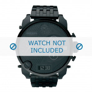 Diesel horlogeband DZ7214 Staal Zwart
