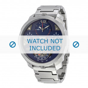 Diesel horlogeband DZ7361 Staal Zilver 26mm