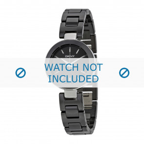 DKNY horlogeband NY2355 Keramiek Zwart 12mm