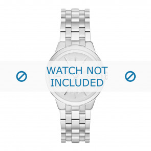 DKNY horlogeband NY2381 Staal Zilver 17mm