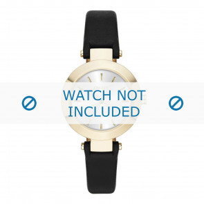 Horlogeband DKNY NY2413 Leder Zwart 8mm