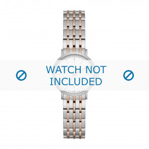 DKNY horlogeband NY2512 Staal Bi-Color 14mm