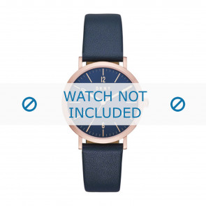 Horlogeband DKNY NY2614 Leder Blauw 18mm