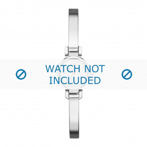 DKNY horlogeband NY2627 Staal Zilver 6mm
