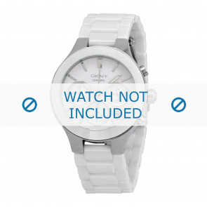 DKNY horlogeband NY4912 Keramiek Wit