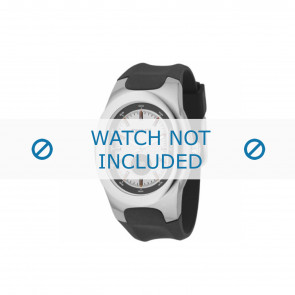 Horlogeband DKNY NY5048 Rubber Zwart 18mm