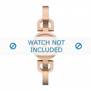 DKNY horlogeband NY8542 Staal Rosé 6mm