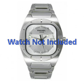 Diesel horlogeband DZ4116 Staal Wit 19mm