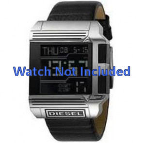 Horlogeband Diesel DZ7113 Leder Zwart 26mm