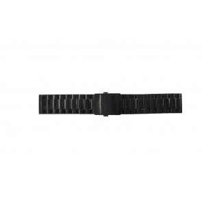 Horlogeband Diesel DZ1844 Staal Zwart 24mm