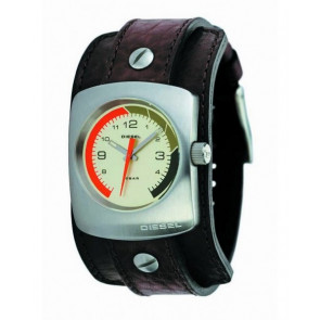 Horlogeband Diesel DZ2022 Onderliggend Leder Bruin 20mm