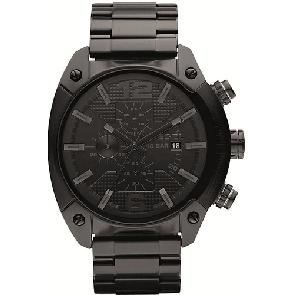 Diesel horlogeband DZ4223 Staal Zwart 24mm 