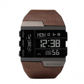 Horlogeband Diesel DZ7189 Leder Bruin 46mm