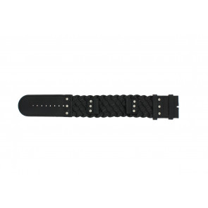 Horlogeband Esprit ES101092006 Onderliggend Leder Zwart 20mm