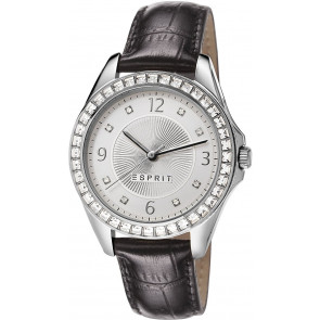 Horlogeband Esprit ES106482001 Croco leder Bruin 17mm