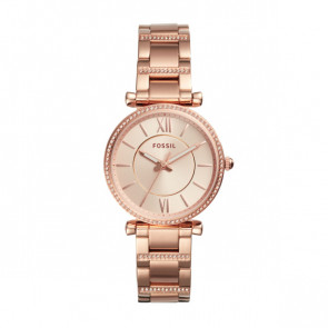 Horlogeband Fossil ES4301 Staal Rosé 16mm