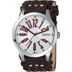 Horlogeband Esprit ES101092002 Onderliggend Leder Bruin 20mm