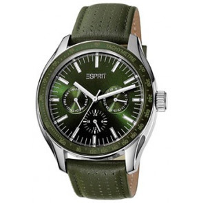 Horlogeband Esprit ES103012003 Leder Groen 21mm