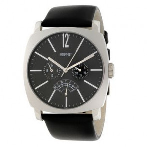 Horlogeband Esprit ES102291-001 Leder Zwart 27mm