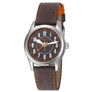 Horlogeband Esprit ES103444004 Leder/Textiel Bruin 16mm