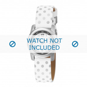 Esprit horlogeband ES000FA4-40WIT Leder Wit