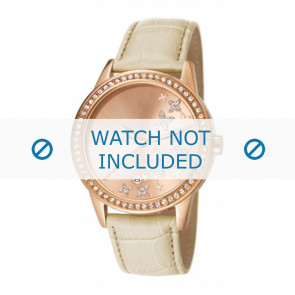 Horlogeband Esprit ES107302002-40L Leder Beige 18mm