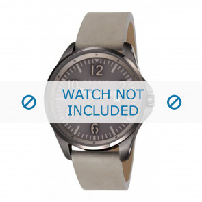Horlogeband Esprit ES107601003-40L Leder Grijs 22mm
