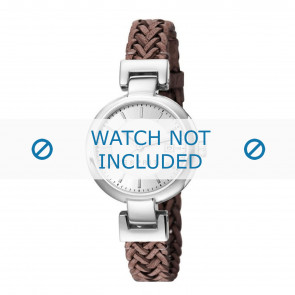 Horlogeband Esprit ES107632008 Leder Bruin 10mm