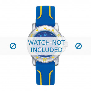 Esprit horlogeband ES108334-001 Silicoon Blauw