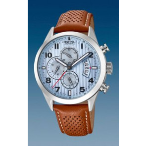 Horlogeband Festina F20271-4 Leder Cognac 21mm